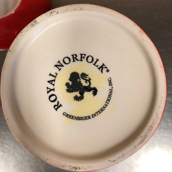 🎅🏻 SALE Royal Norfolk Christmas Santa Candy jar canister with lid, ceramic - Picture 7 of 11